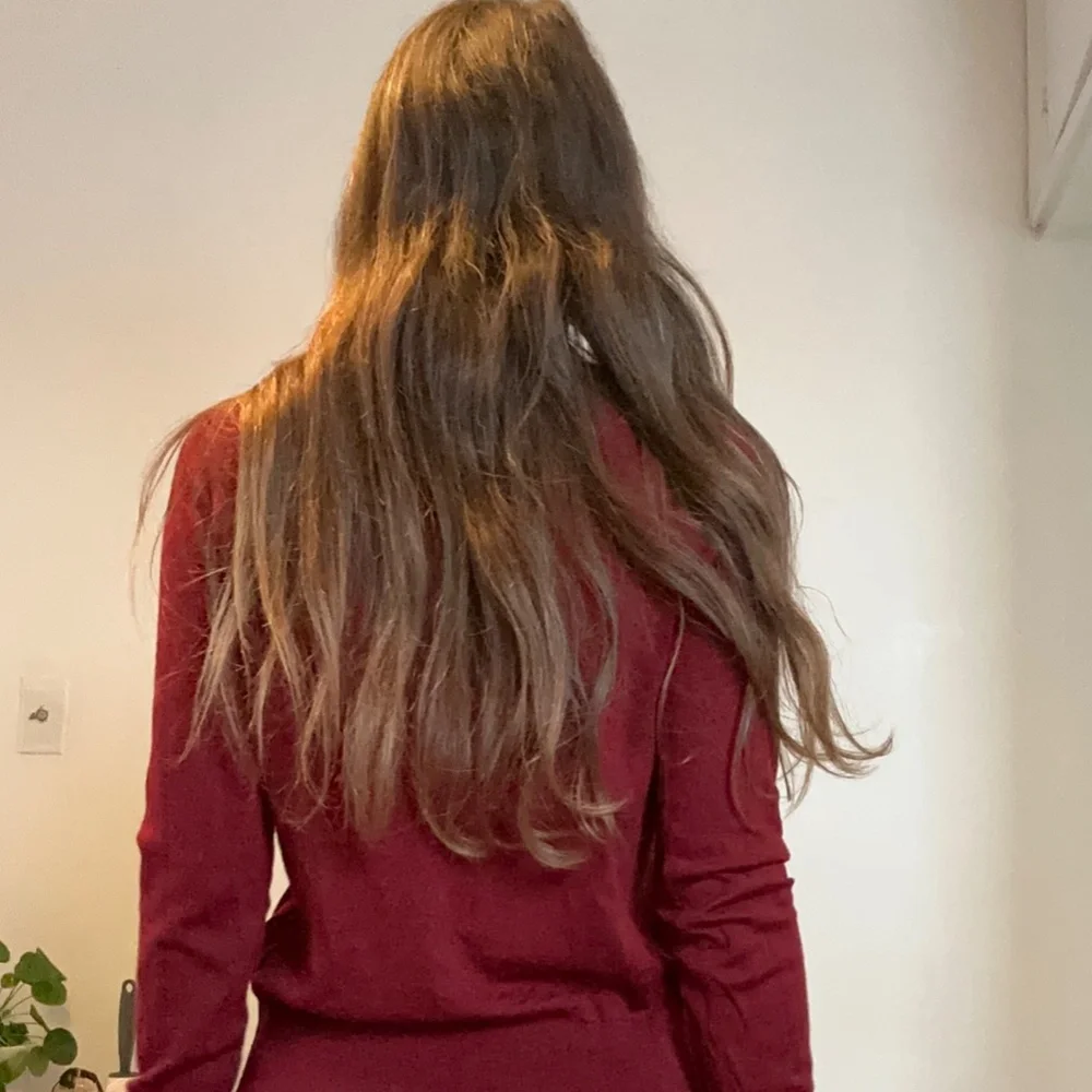 Really nice red wool sweater turtleneck sweater by COS size XS S - Picture 6 of 8